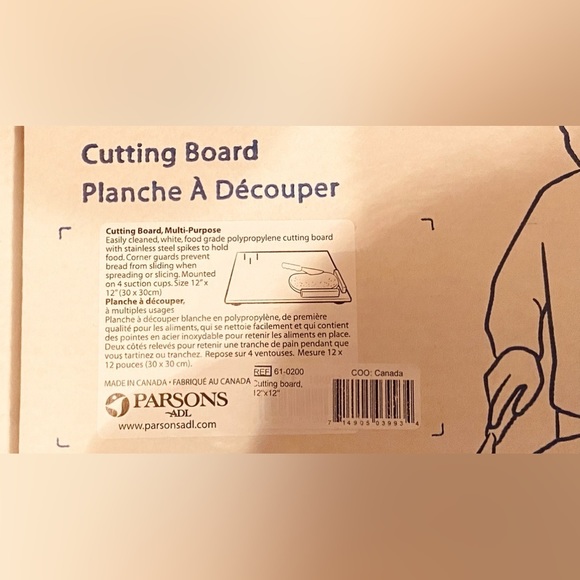 👨🏻🦼➡️Helping 🙌 🧅CuttingBoard🥖w/SSProngs+Raised Edges- 4 Disabled Friends - Picture 12 of 16